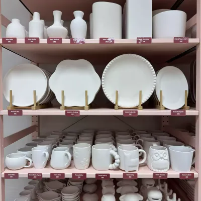 Photo des pièces de céramique